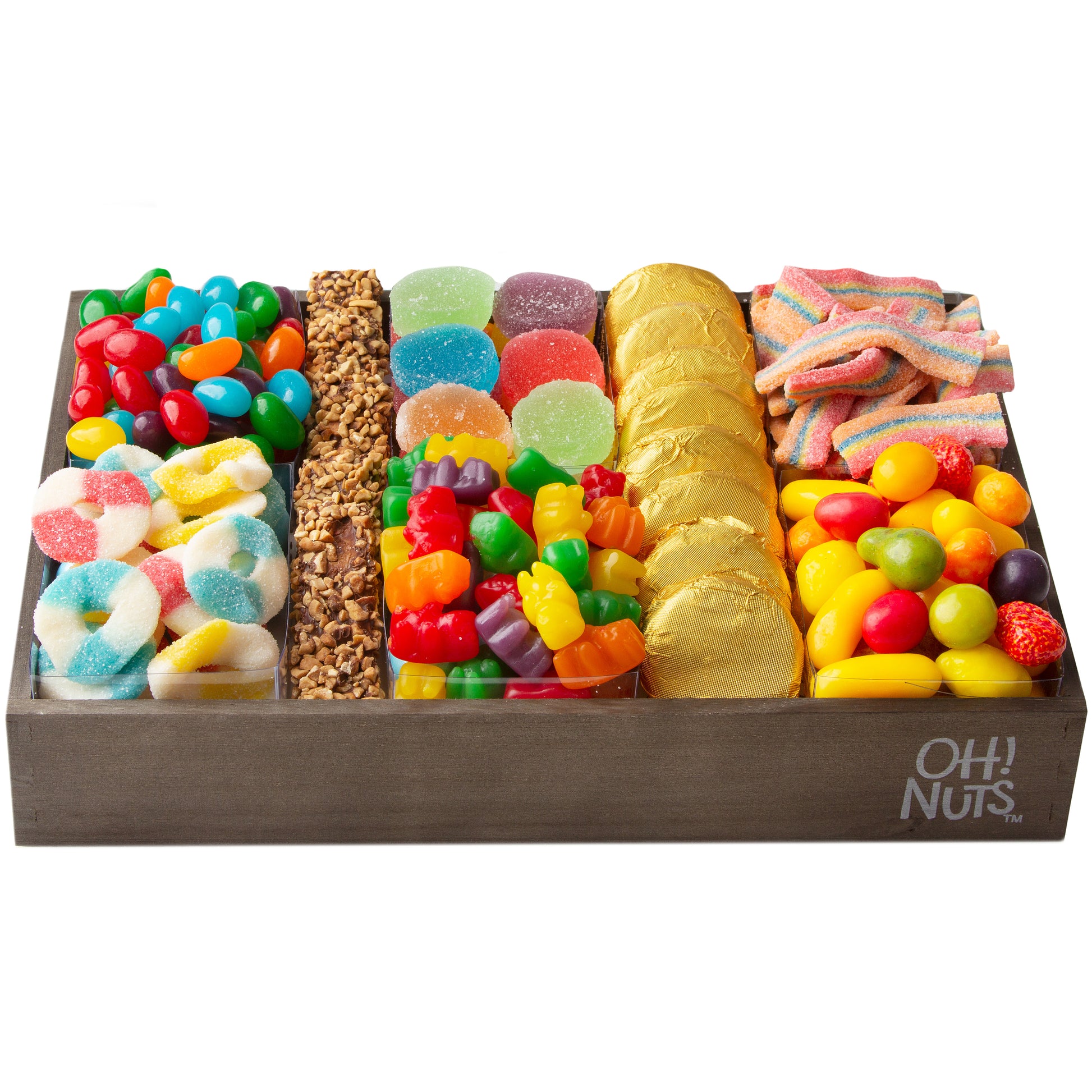 Wooden Chocolate & Candy Line Up - Medium 12"