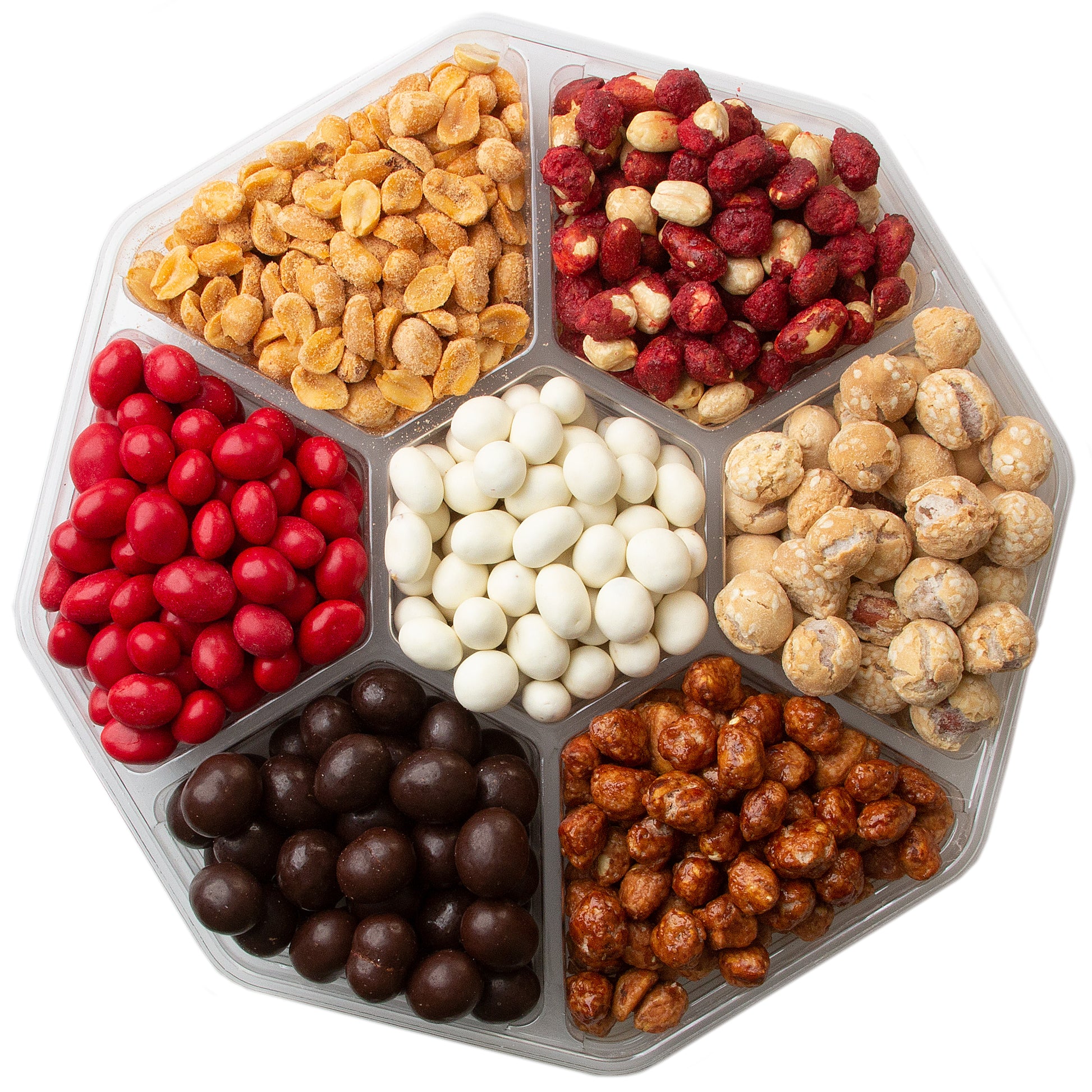 Oh! Nuts® Holiday Gift Basket, Large Peanuts Variety Assortment Gourmet Christmas Food Baskets, Men women & Families Mothers Fathers Valentines Day thanksgiving, Birthday & Get Well tray care Package