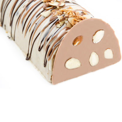 Hand-Crafted Decorative Halva Truffle Chocolate Log