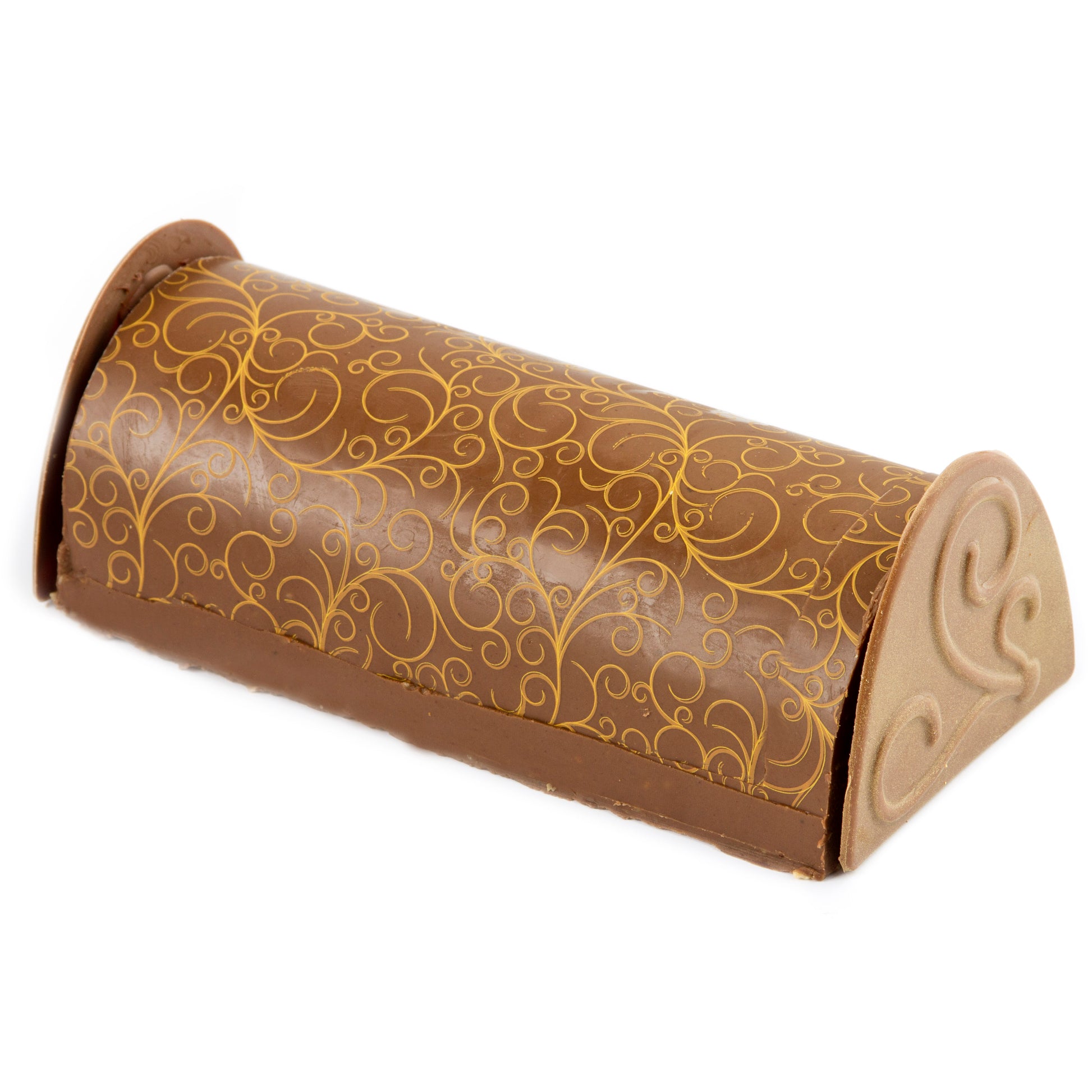 Hand-Crafted Decorative Printed Truffle Chocolate Log