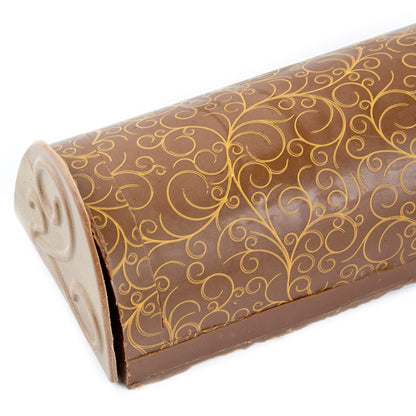 Hand-Crafted Decorative Printed Truffle Chocolate Log
