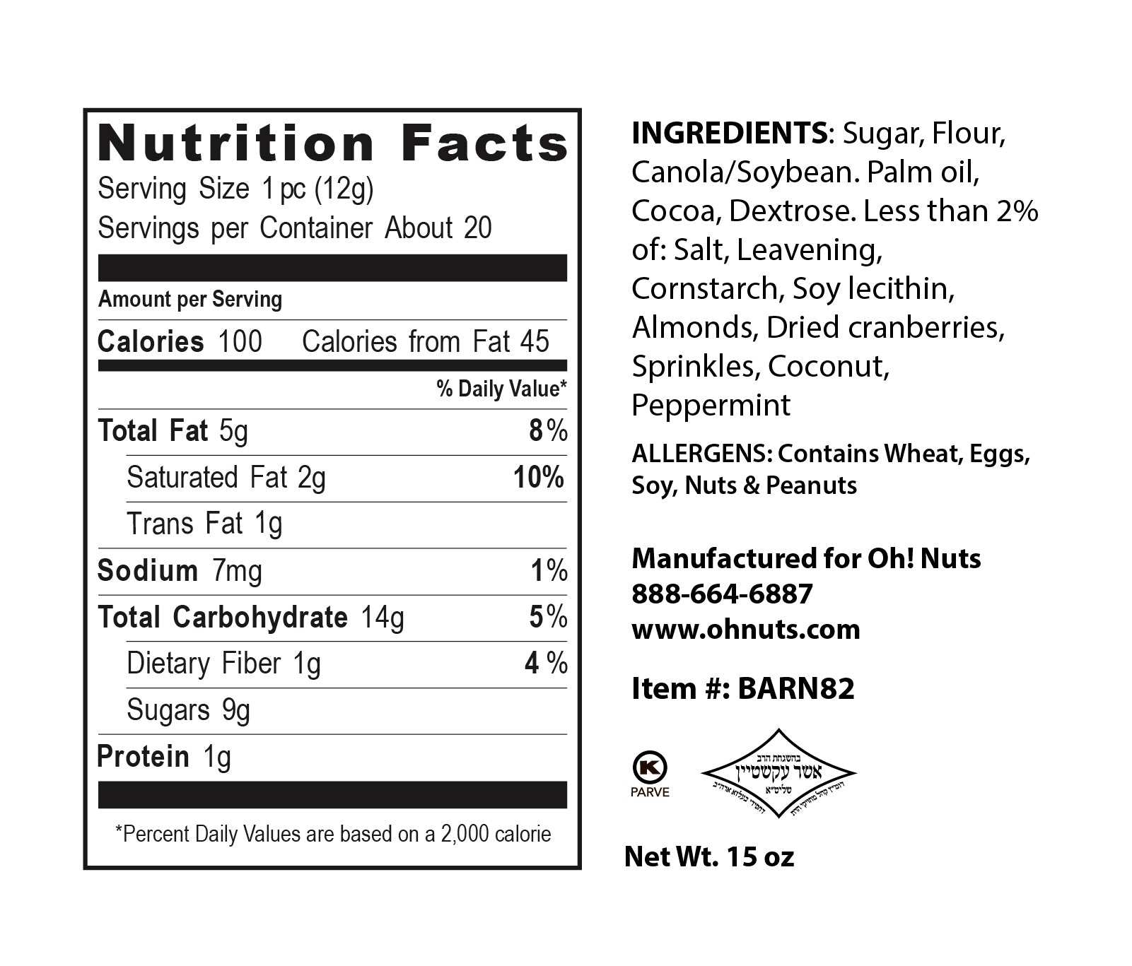 Handmade Chocolate Cookie Gift Box - 10 Variety / 20 CT