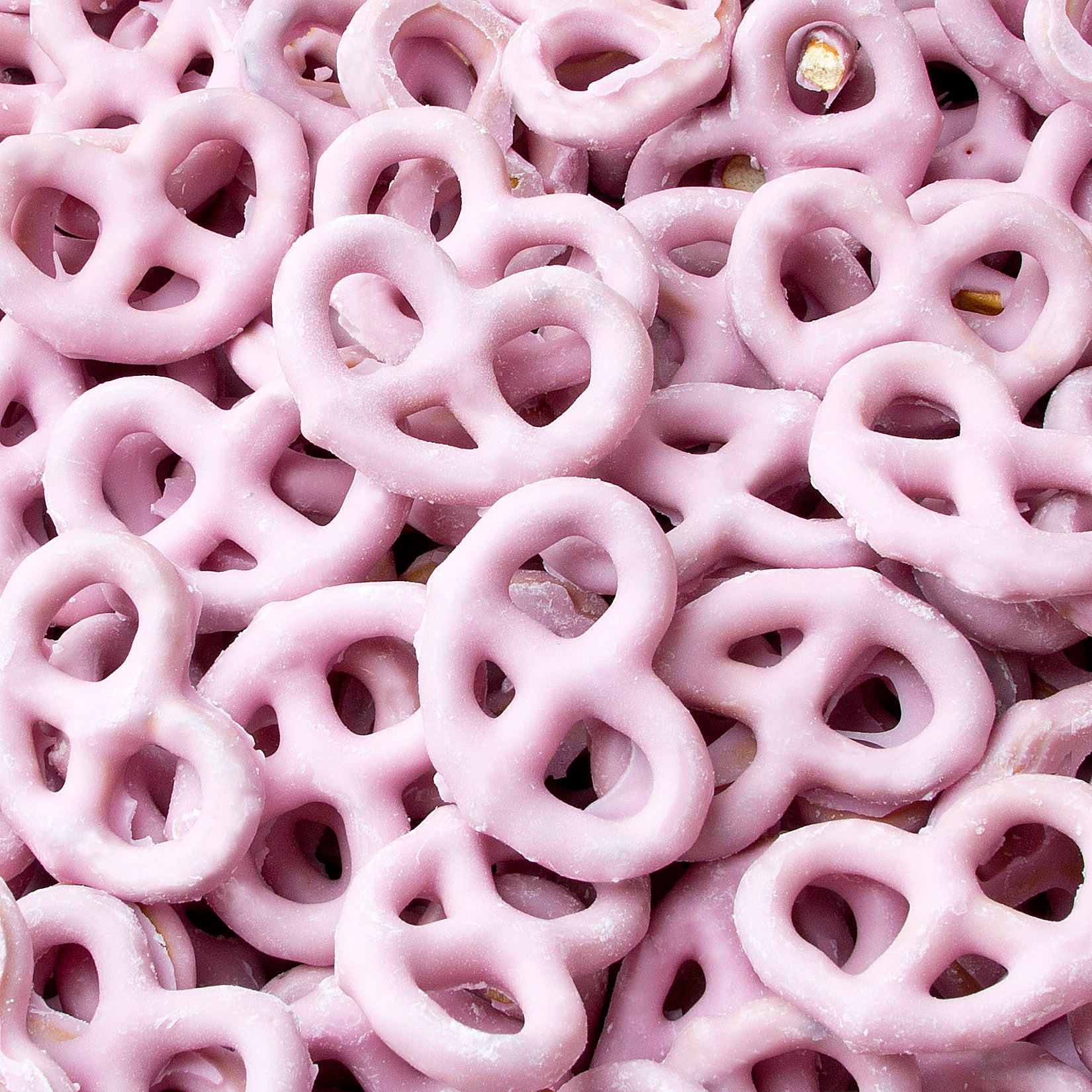 Pink Yogurt Covered Pretzels - Raspberry