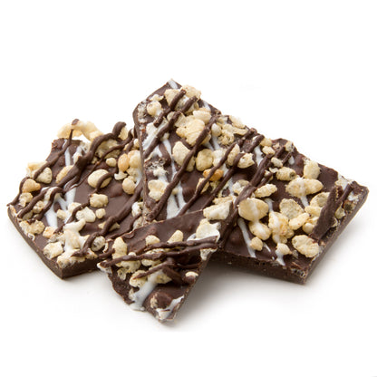 Handmade Belgian Chocolate Bark with Rice Krispies