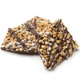 Handmade Belgian Chocolate Bark with Almond Crunch