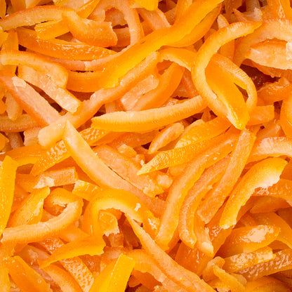 Glazed Dried Orange Peels
