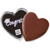 Congrats Dark Belgian Chocolate Message Heart