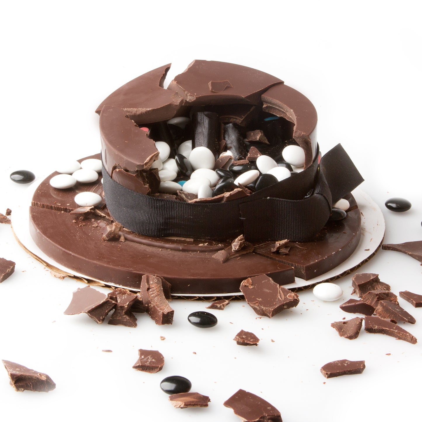 Hand Made Hat Belgian Chocolate & Candies SMASH CAKE