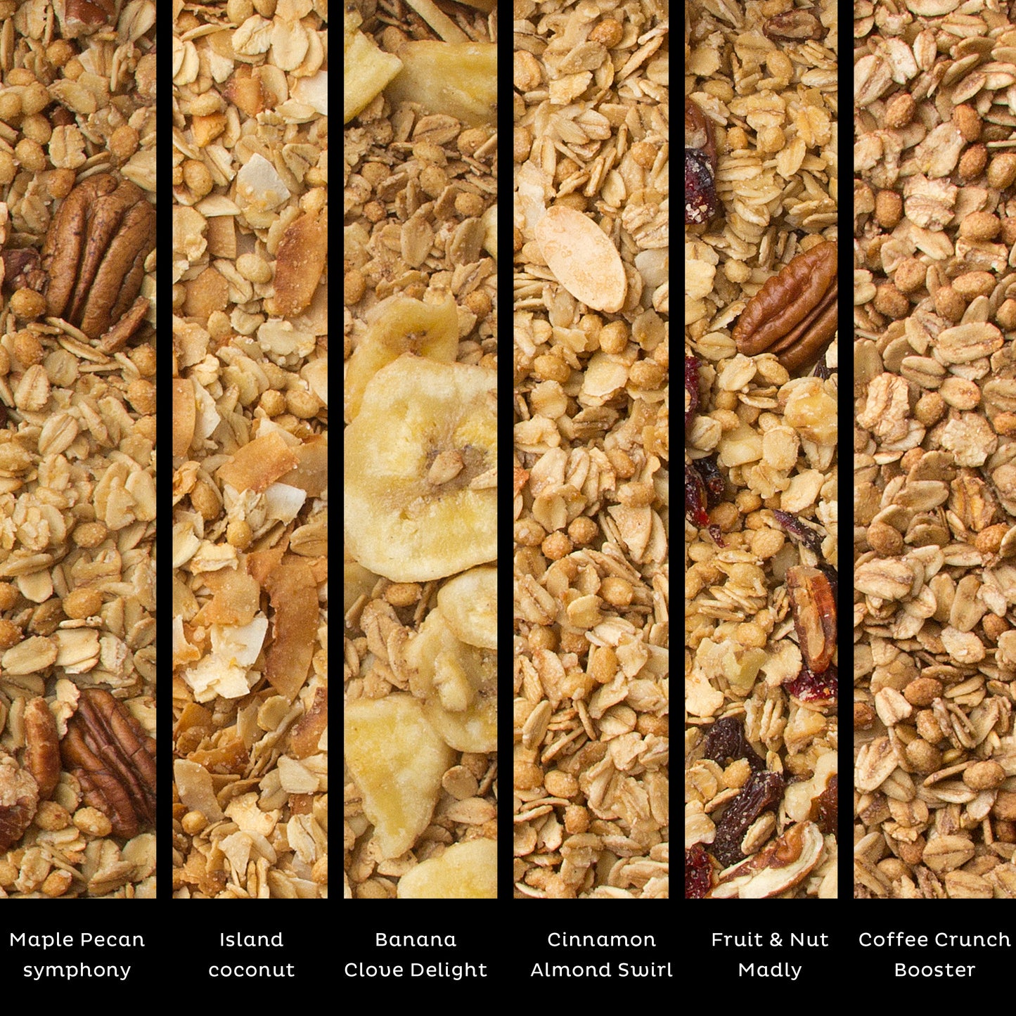 Oh! Nuts® Healthy Granola Gift Box - 6 Flavor Jars