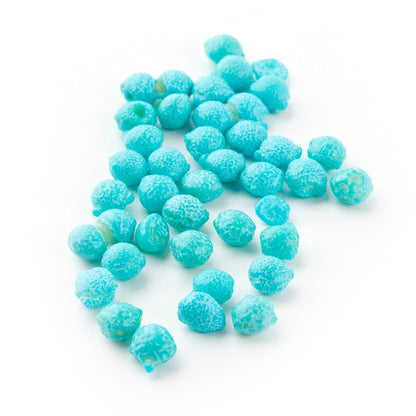 Oodles Purim Clown Tiny Tangy Blue Raspberry Fruity Chews Bags - 24CT Box