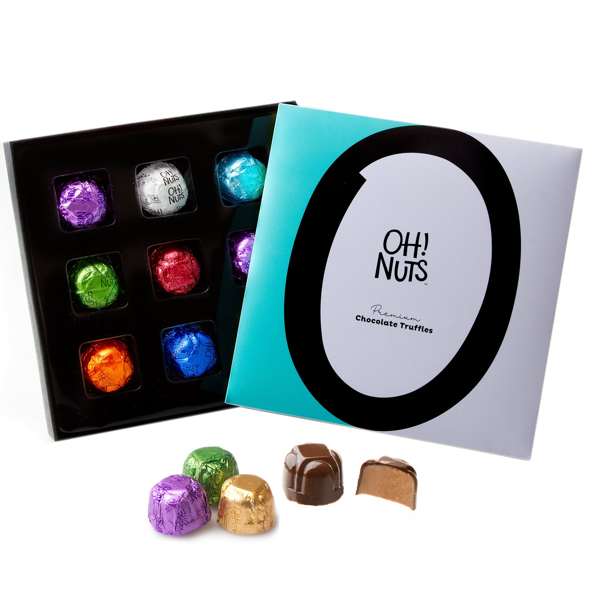 Oh! Nuts Premium Hazelnut Truffle Box - 9pc