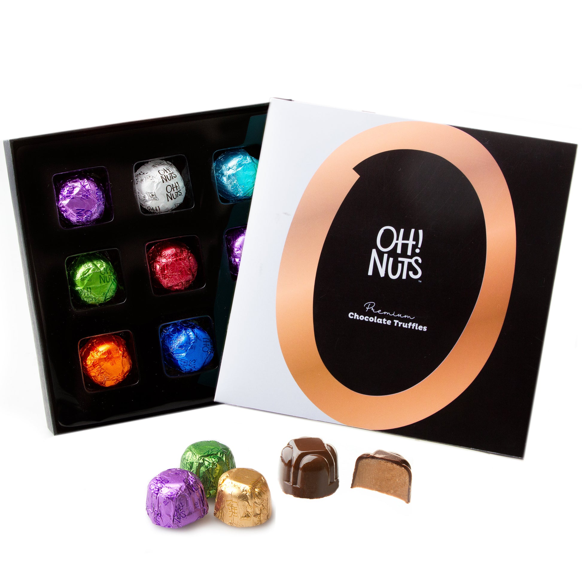 Oh! Nuts Premium Hazelnut Truffle Box - 9pc