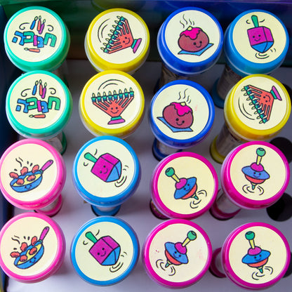 Hanukkah Candy Filled Pens with Stamps