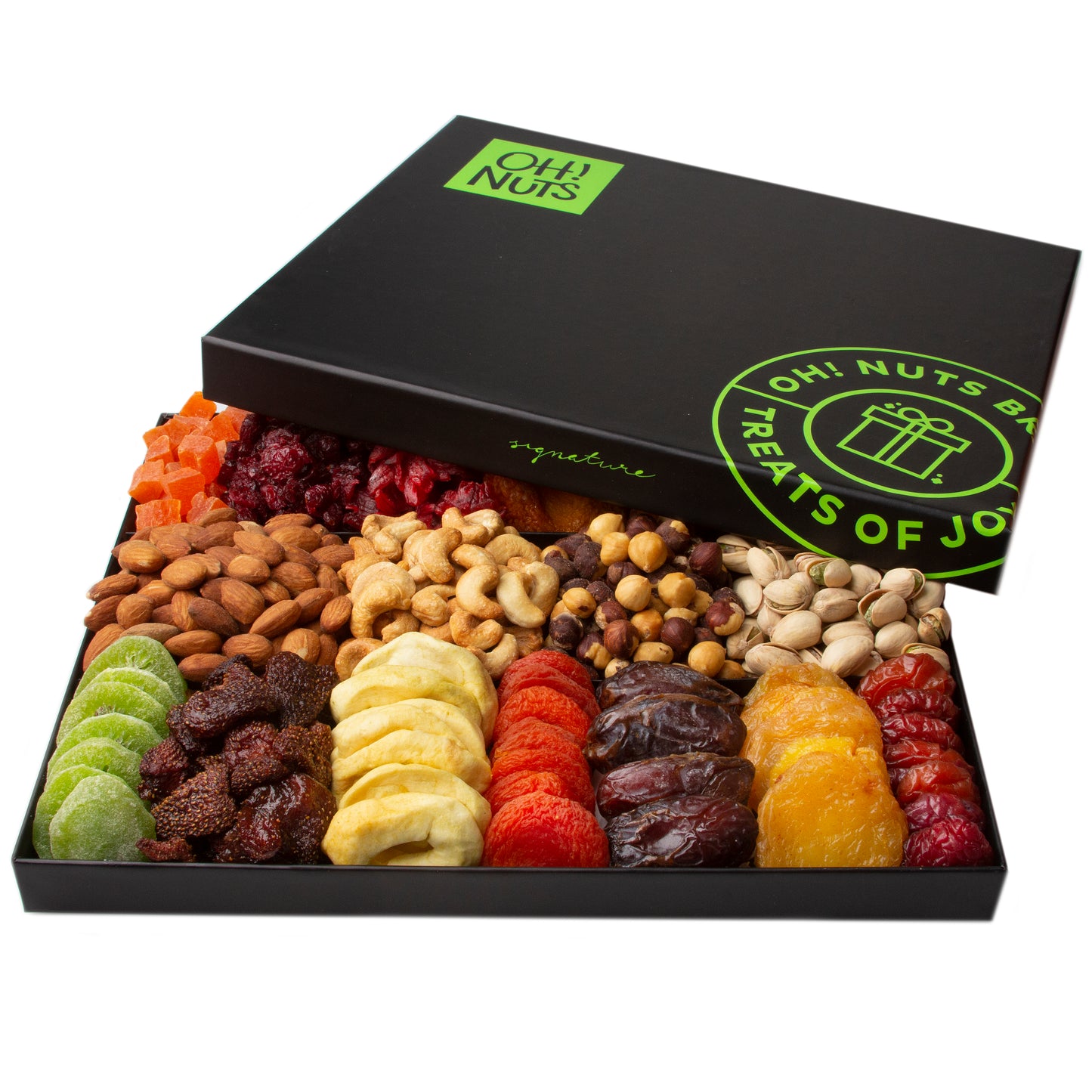 Oh! Nuts Holiday Nut & Dried Fruit 18 Variety Gift Basket