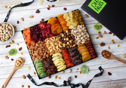 Oh! Nuts Holiday Nut & Dried Fruit 18 Variety Gift Basket