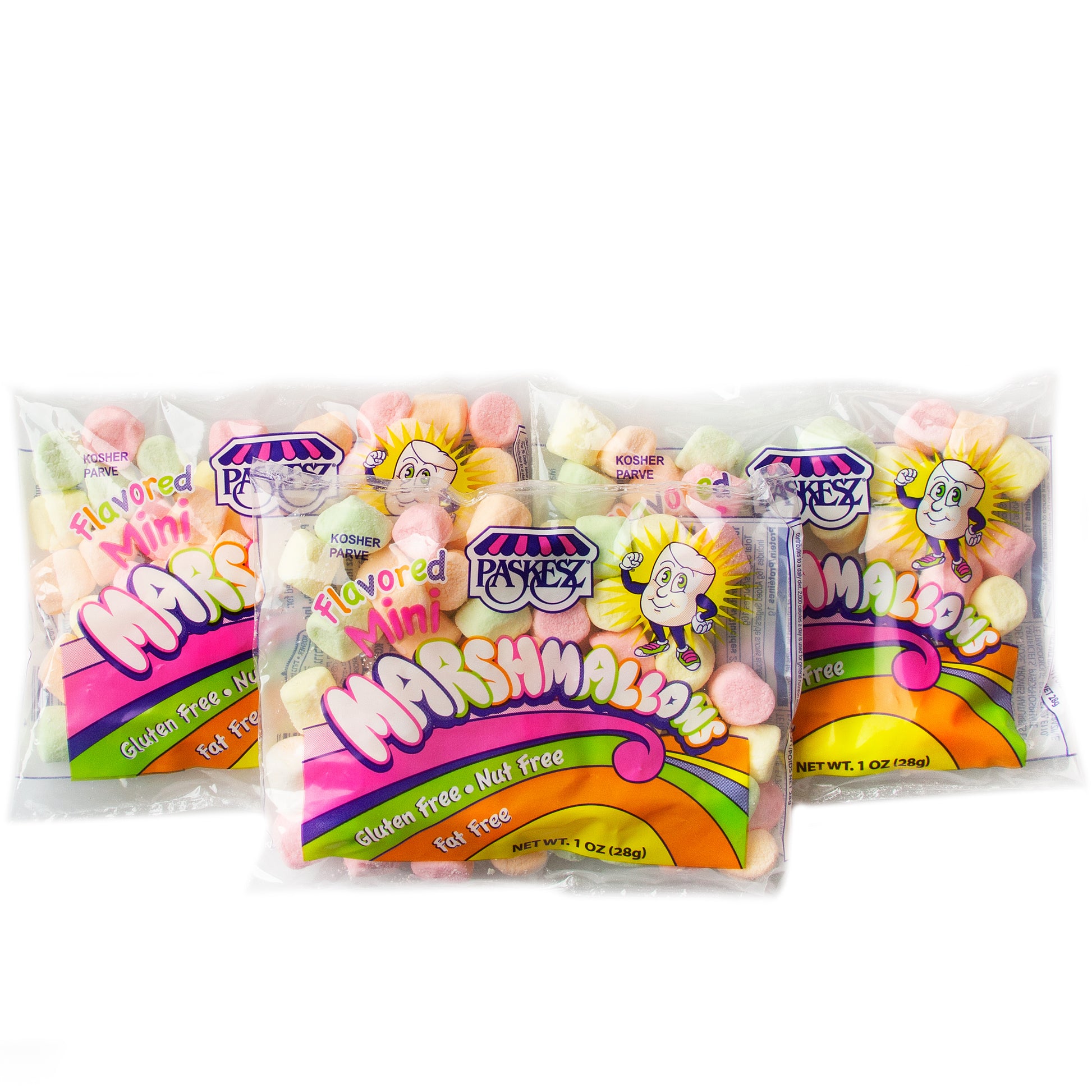Mini Fruit Flavored Marshmallow Packs - 12 CT Box