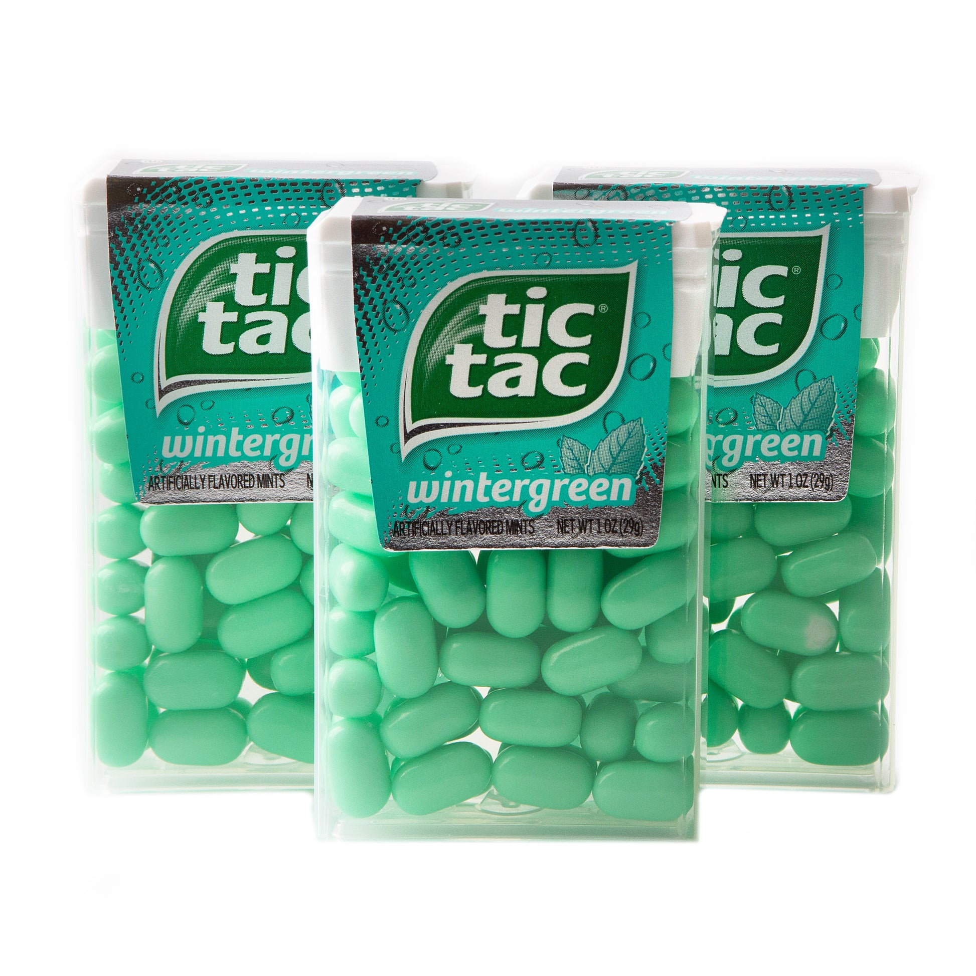 Tic Tac Wintergreen Mint Candy Dispensers - 12CT