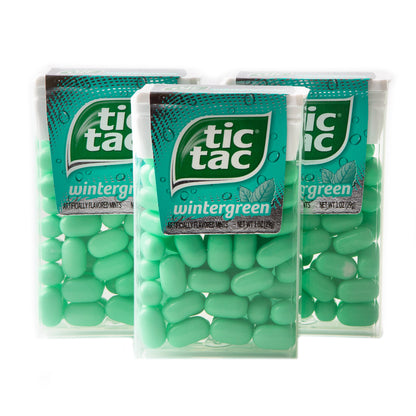 Tic Tac Wintergreen Mint Candy Dispensers - 12CT