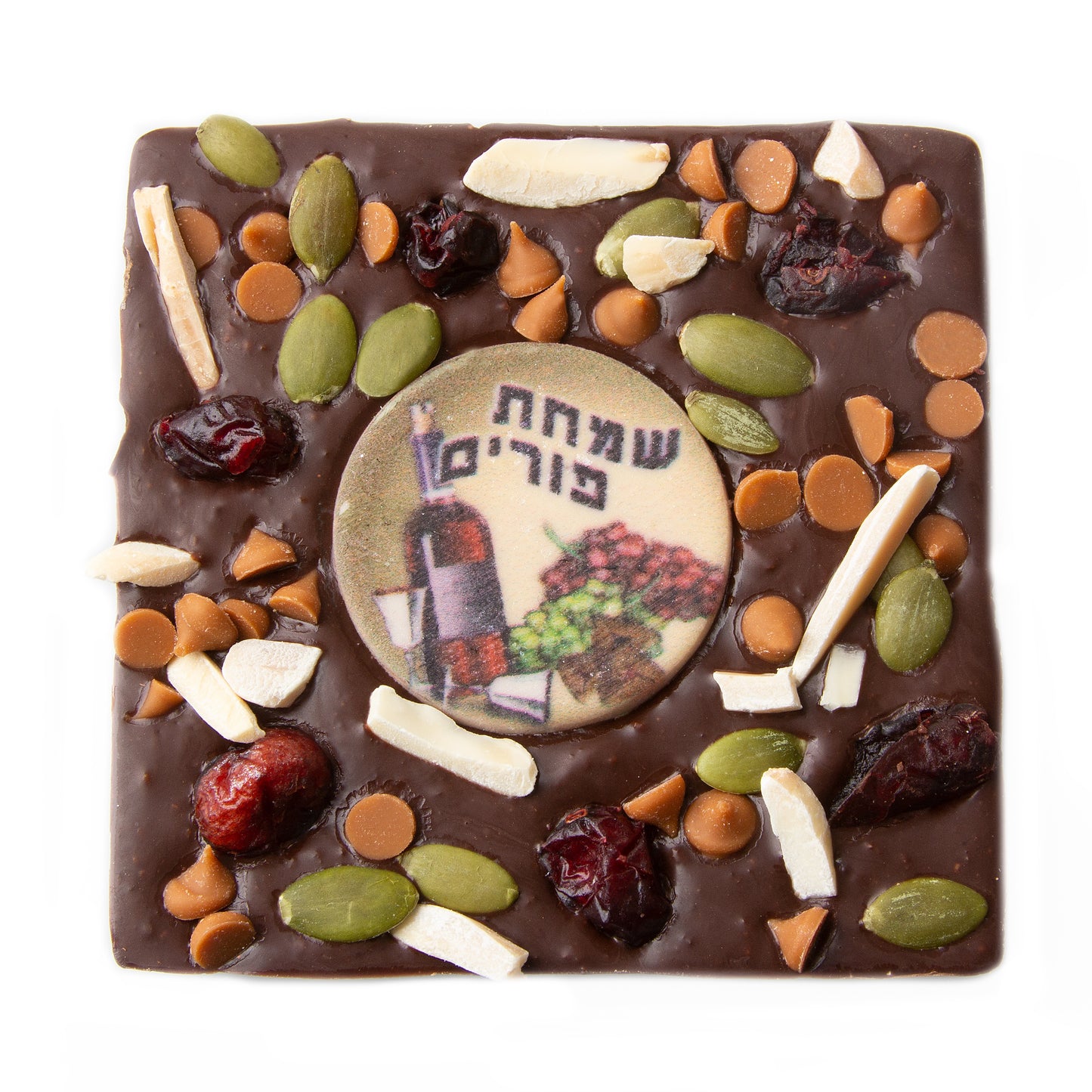 Purim Decorative Chocolate Barks