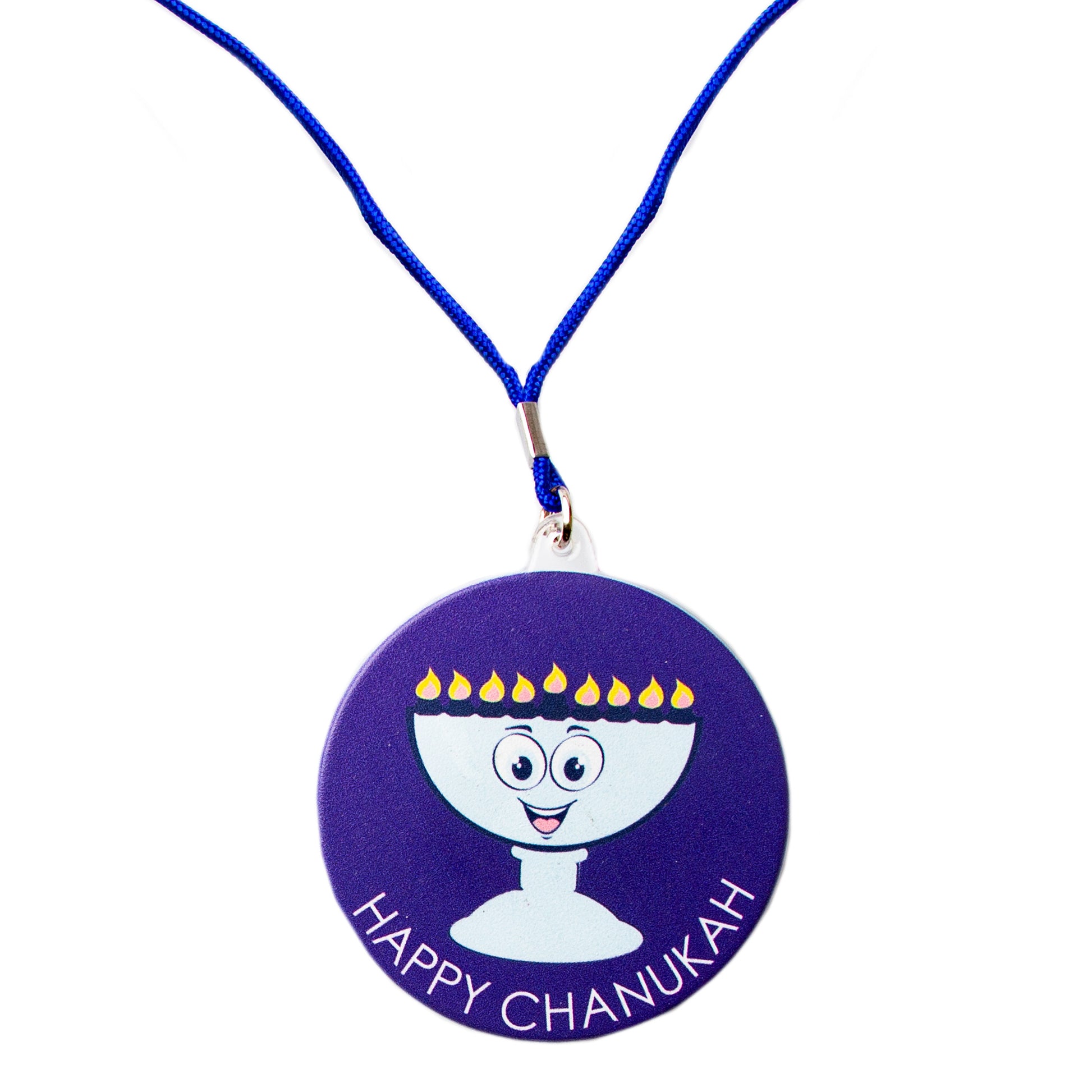 Hanukkah Light Up Pendent Necklace