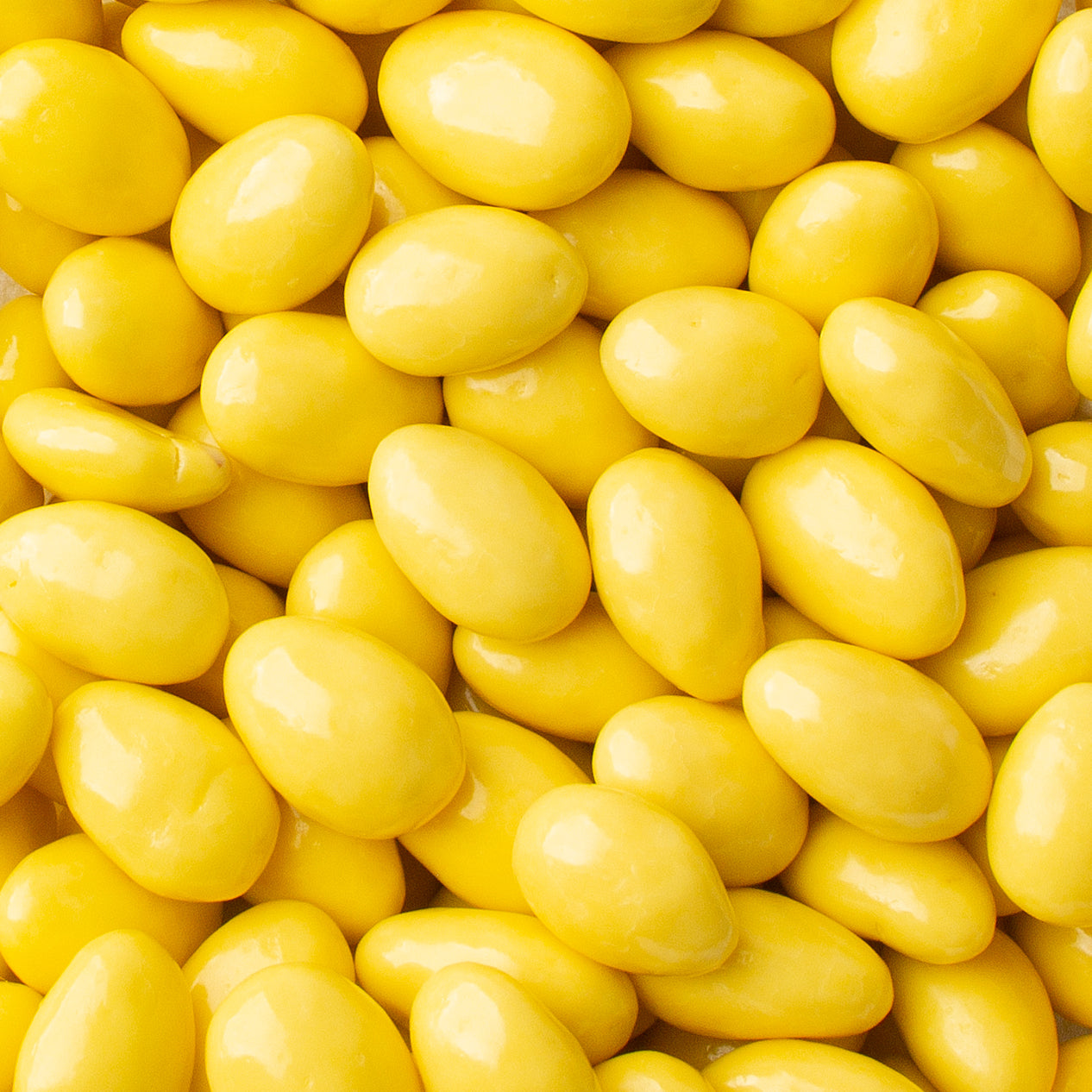 Yellow Chocolate Jordan Almonds - Lemon Cream