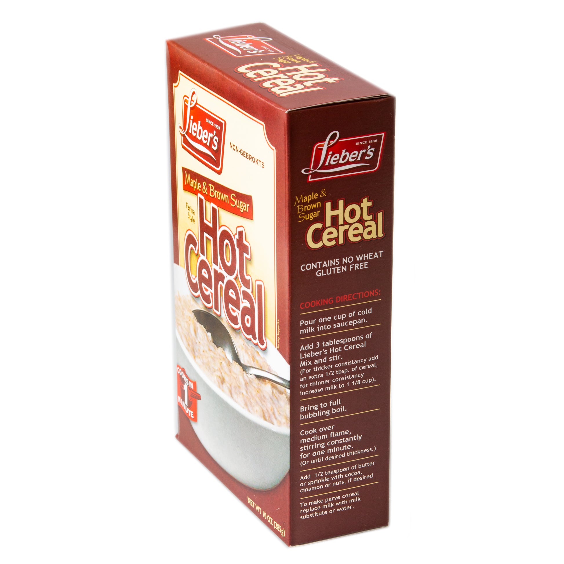 Passover Maple & Brown Sugar Hot Cereal - 10oz Box