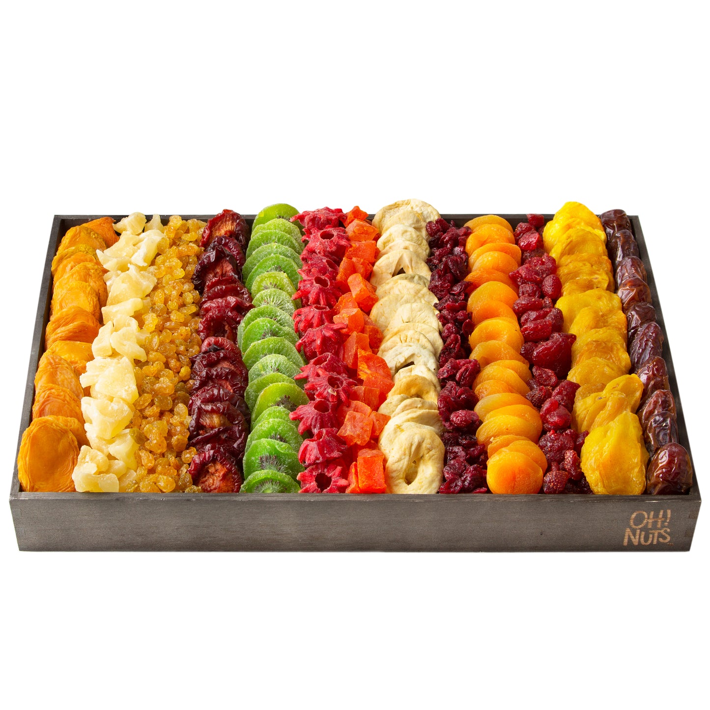 XL Dreid Fruits Large Selection Wooden Gift Tray
