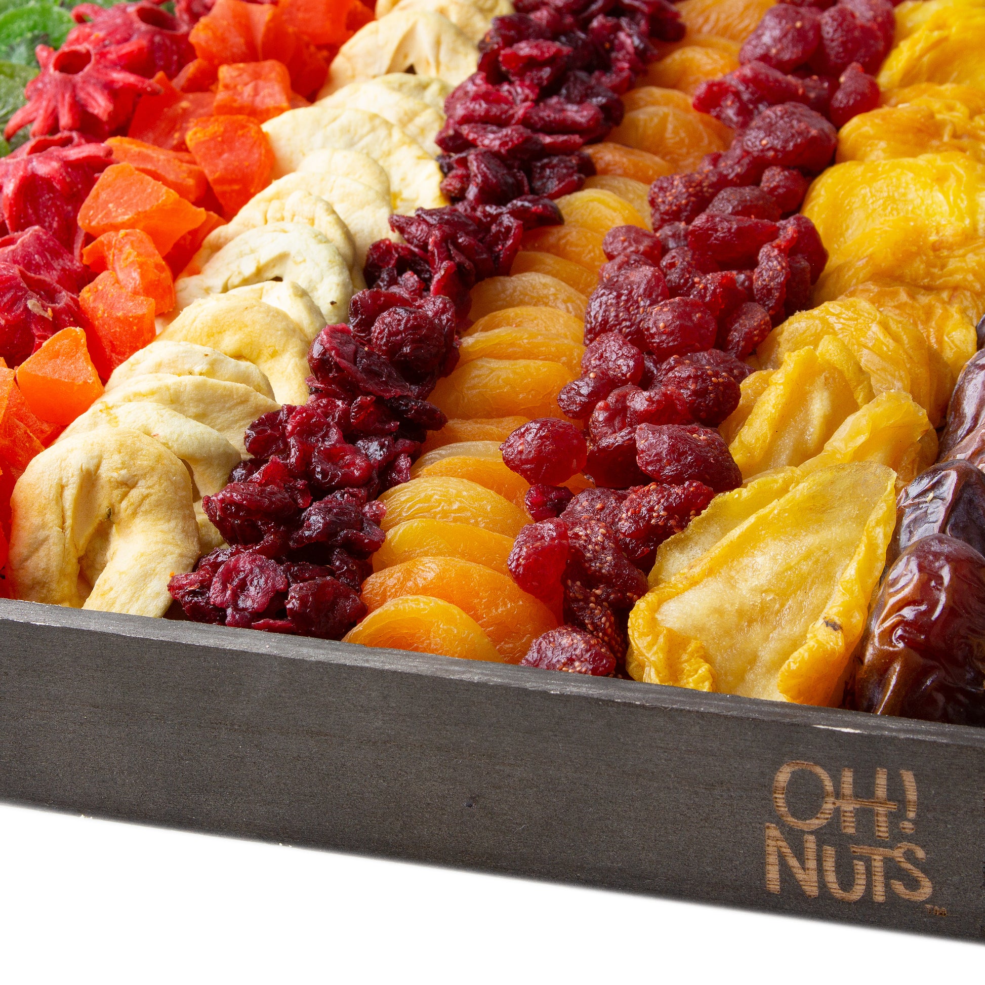 XL Dreid Fruits Large Selection Wooden Gift Tray