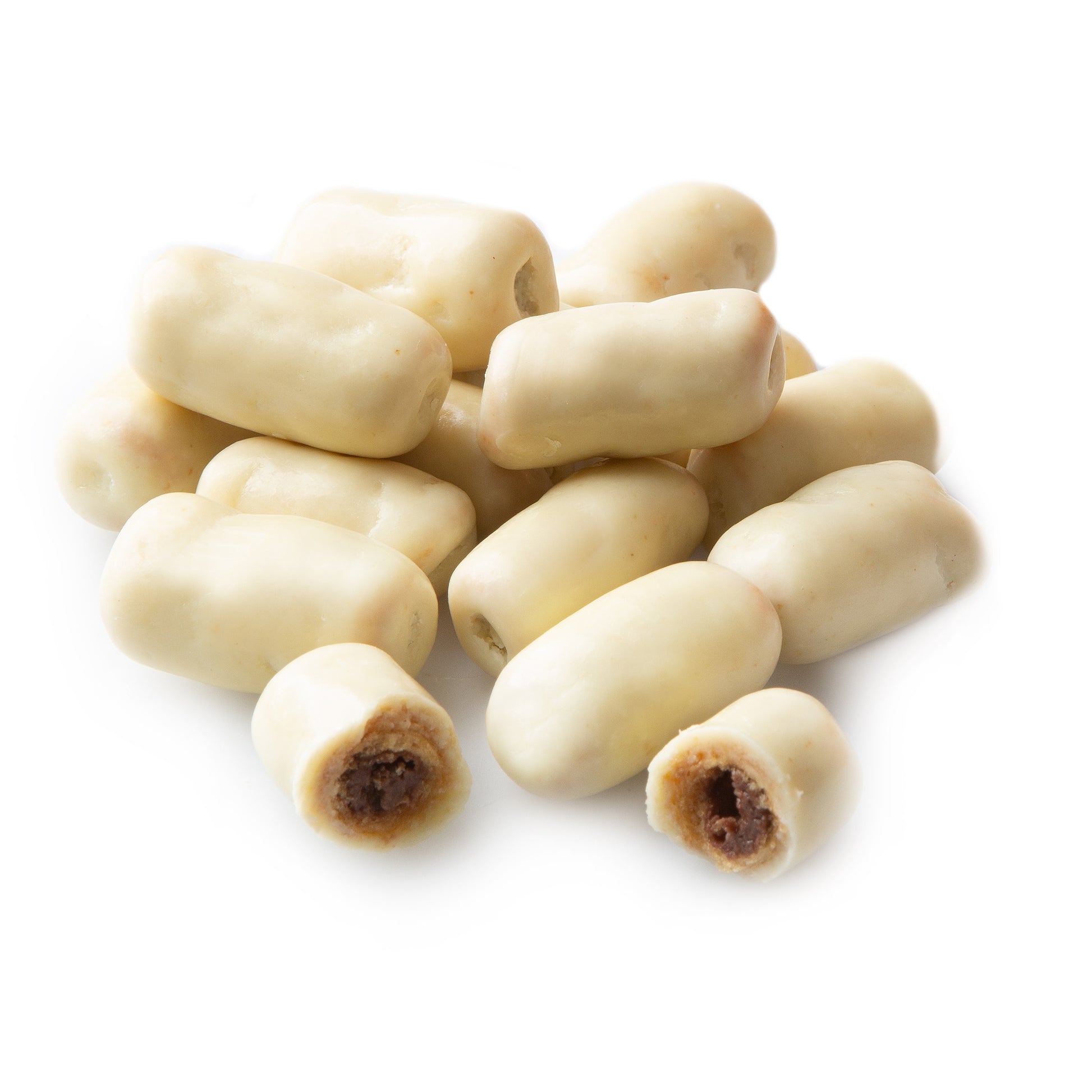 White Milk Chocolate Covered Mini Wafer Roll