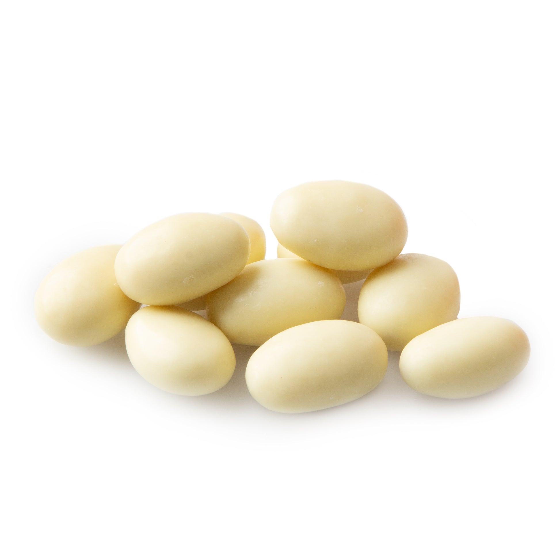 White Milk Chocolate Covered Almonds