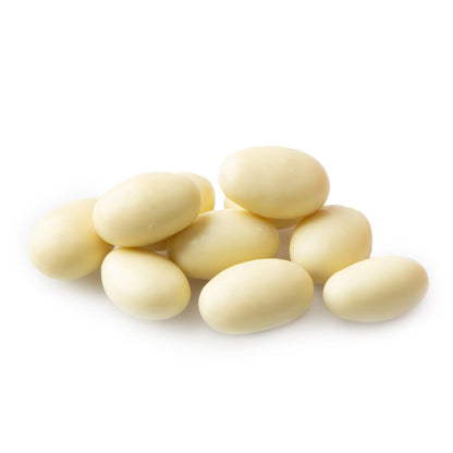 White Milk Chocolate Covered Almonds