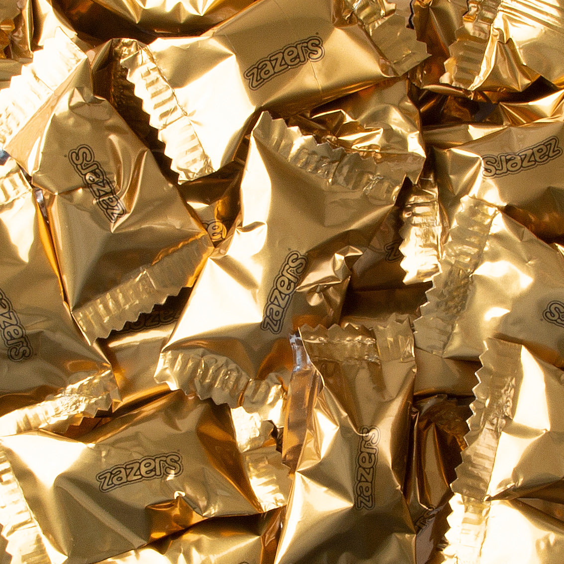 Metallic Gold Foiled Zaza Chews - Passion Fruit