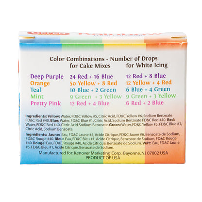 Passover Rainbow Food Coloring