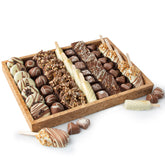 Shavuos Dairy Truffle & Pops Line Up Cork Gift Tray