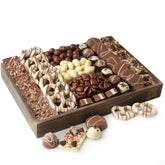 Dairy Truffle Line Up Wood Gift Tray - 14"