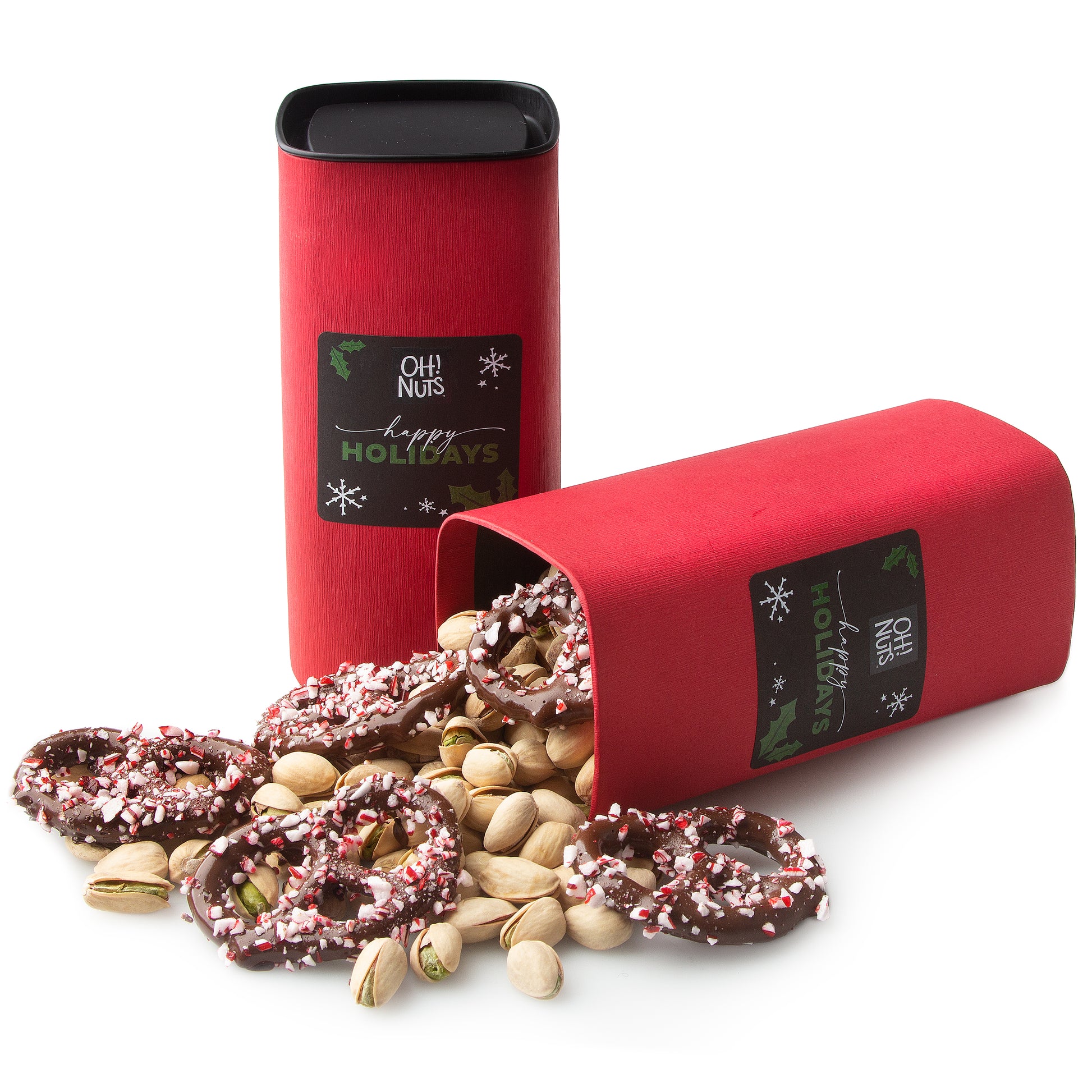 Holiday Nuts & Pretzels Gift Box