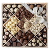Shavuos Dairy Chocolate Wood 13 Section Tray