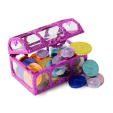 Nut-Free Chanukah Gelt Treasure Chest -  Pink