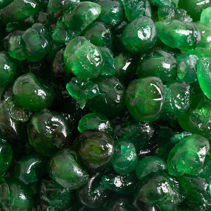 Whole and Broken Glazed Green Cherries
