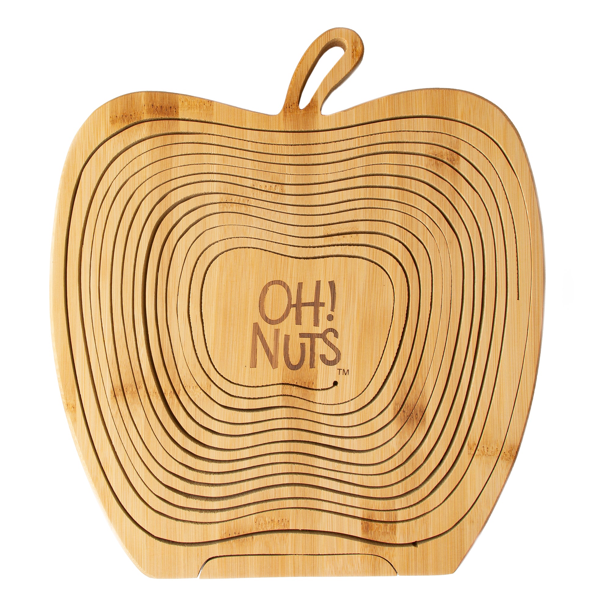 Tu B'Shvat Fresh Dried Fruit Wooden Collapsible Bowl