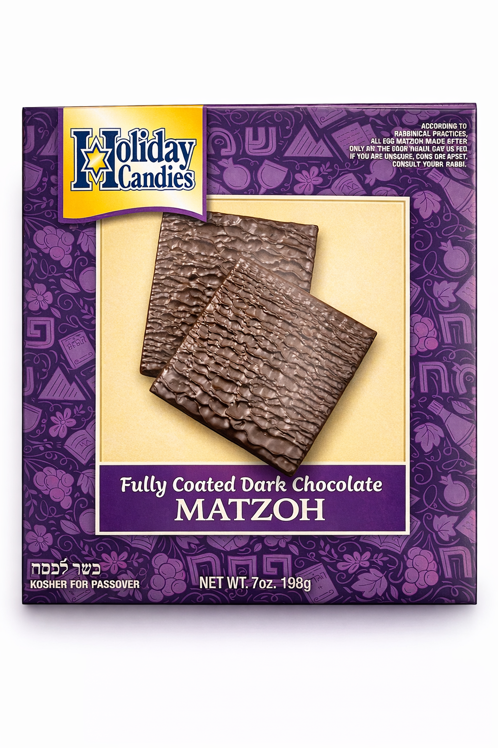 Dark Chocolate Matzo