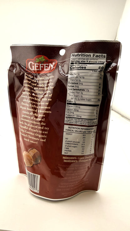 Organic Roasted Peeled Chestnuts 5.2oz