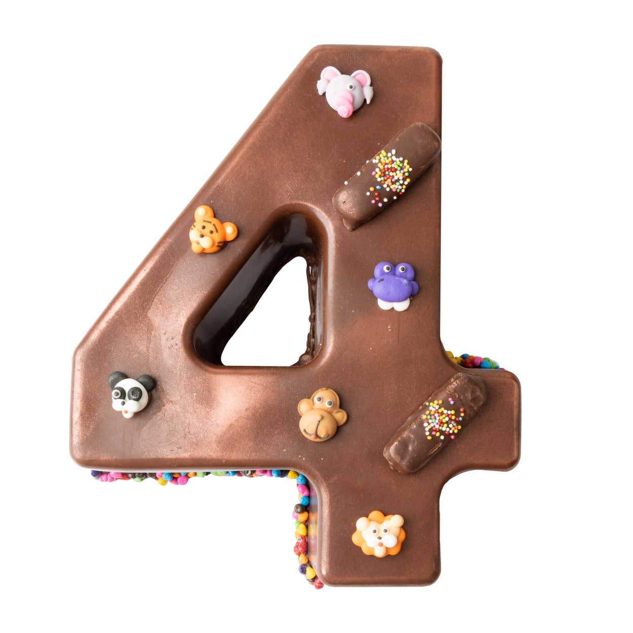 Hand Made Belgian Chocolate & Candies Numbers SMASH CAKE