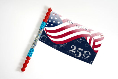 Patriotic July 4th Party Flag