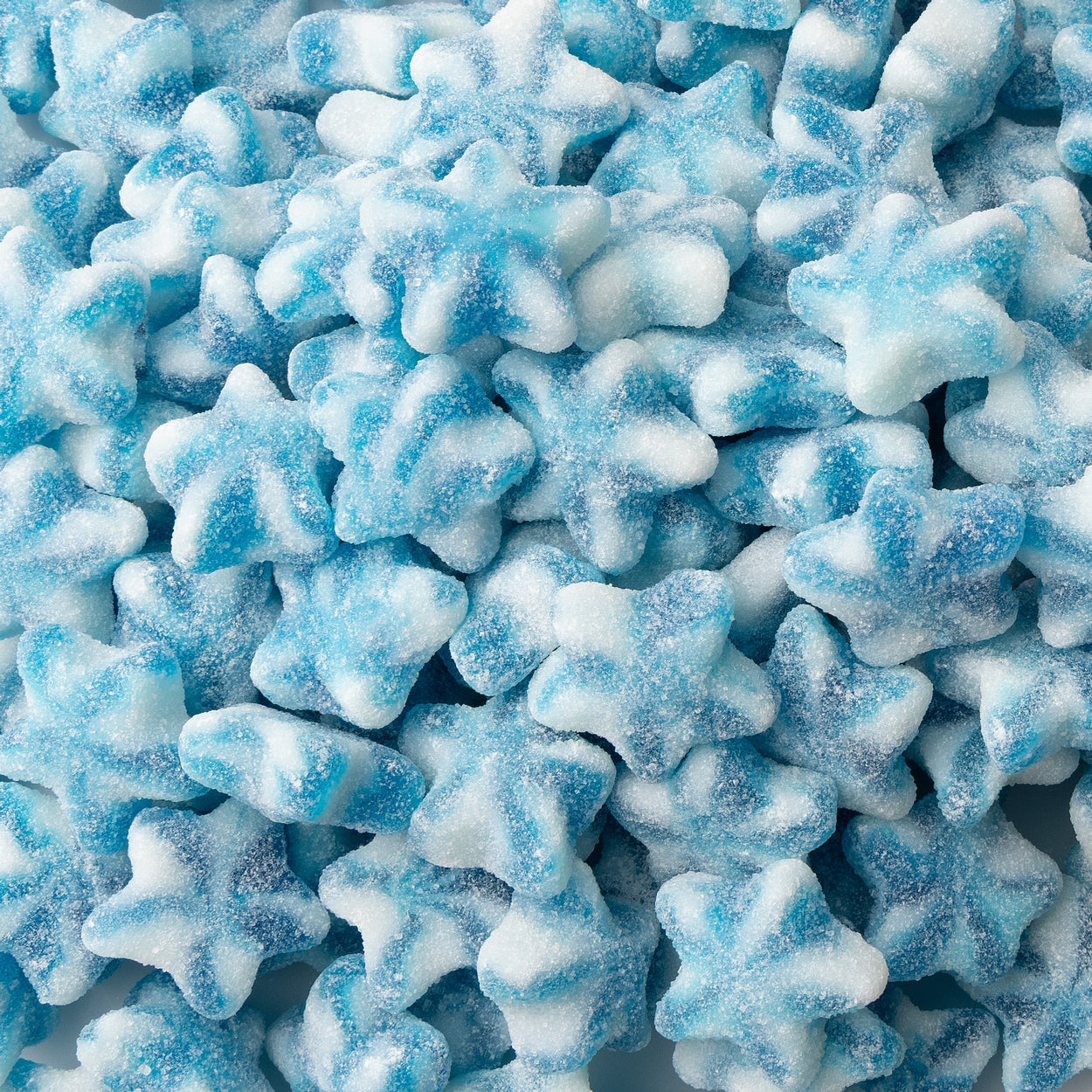 Blue & White Twist Stars Gummies