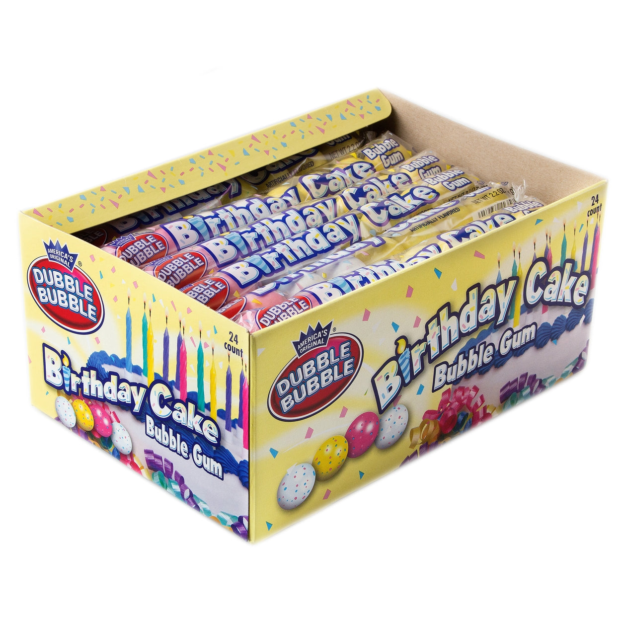 Dubble Bubble Birthday Cake Gumballs