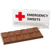 Emergency Sweets' Humor Chocolate Bar Get Well Favor