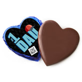 #1 Dad' Belgian Chocolate Message Heart
