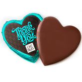 'Thank You' Dark Belgian Chocolate Message Heart