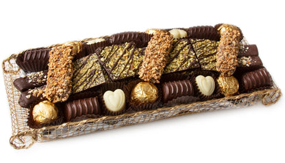 Gold Wire Mesh Gift Basket